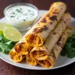 Oven Baked Chicken Taquitos Recipe
