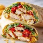 Crunchy Southwestern Chicken Wrap Recipe