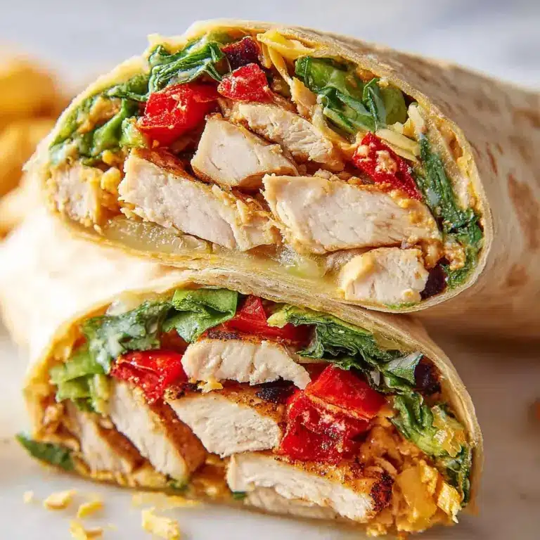 Crunchy Southwestern Chicken Wrap Recipe