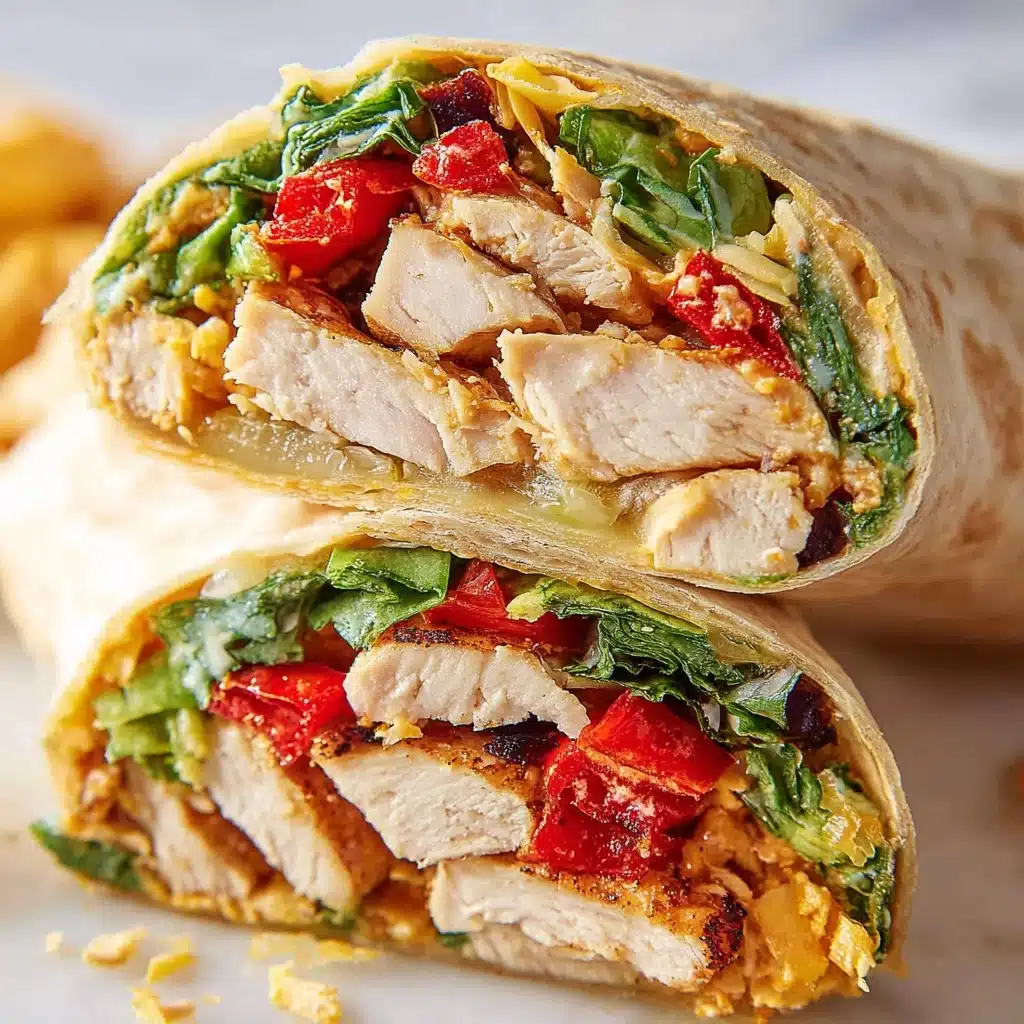 Crunchy Southwestern Chicken Wrap Recipe