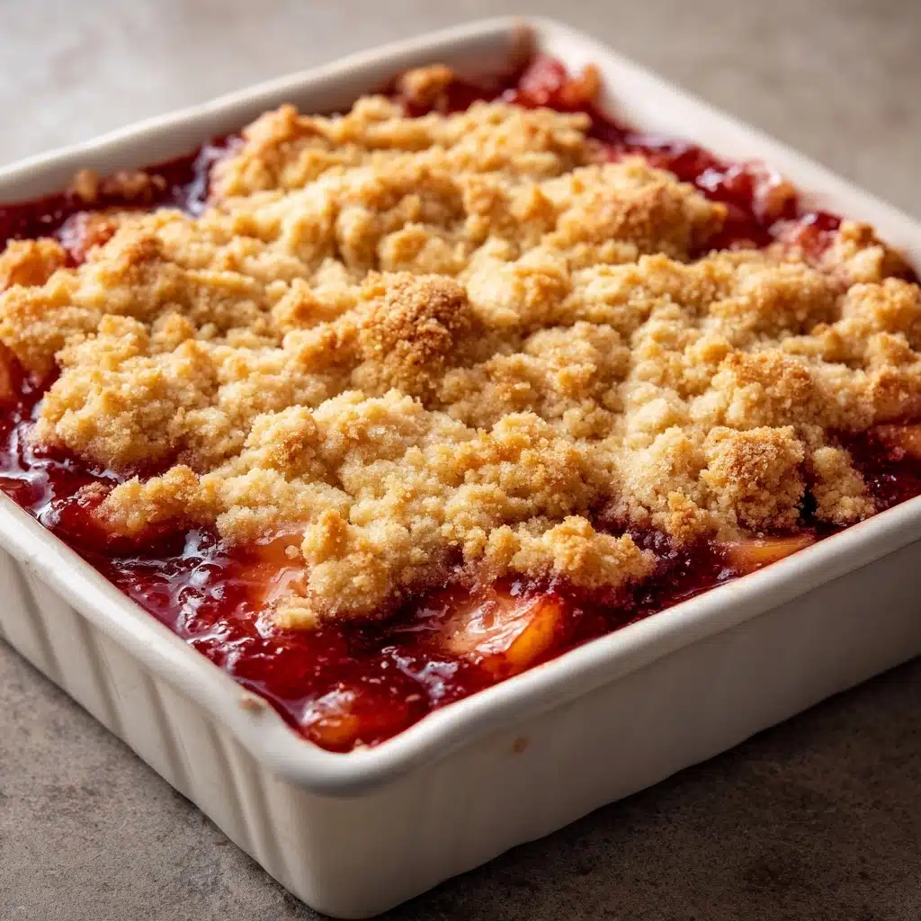 Strawberry Rhubarb Crumble Recipe - Recipe Image