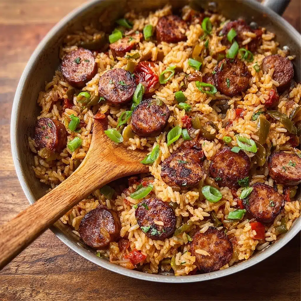 Cajun Sausage and Rice Skillet Recipe - Recipe Image