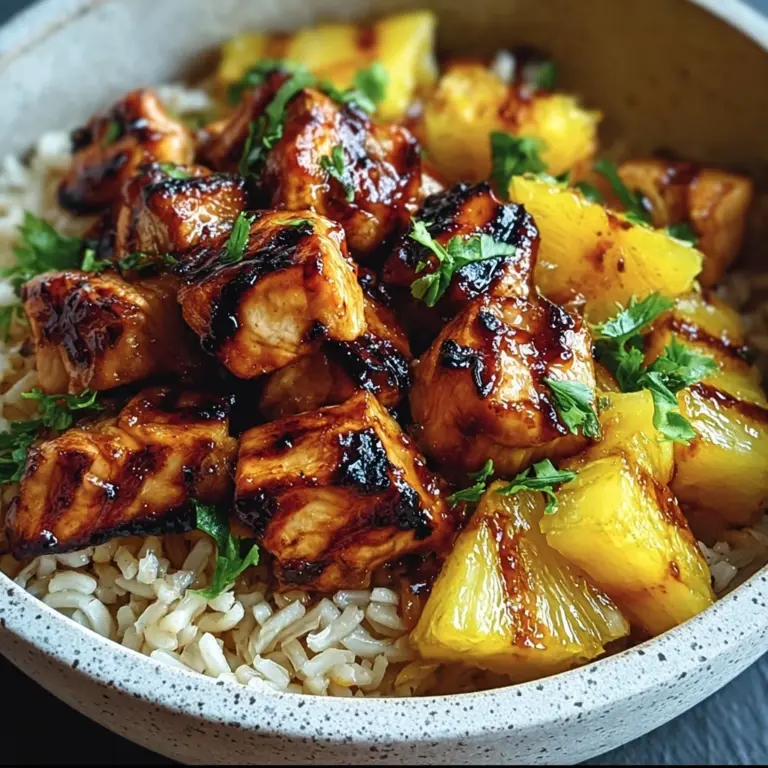 Tropical Pineapple Chicken & Rice Delight Recipe