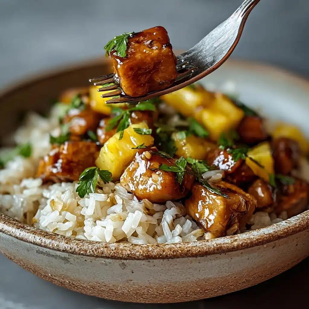 Tropical Pineapple Chicken & Rice Delight Recipe - Recipe Image
