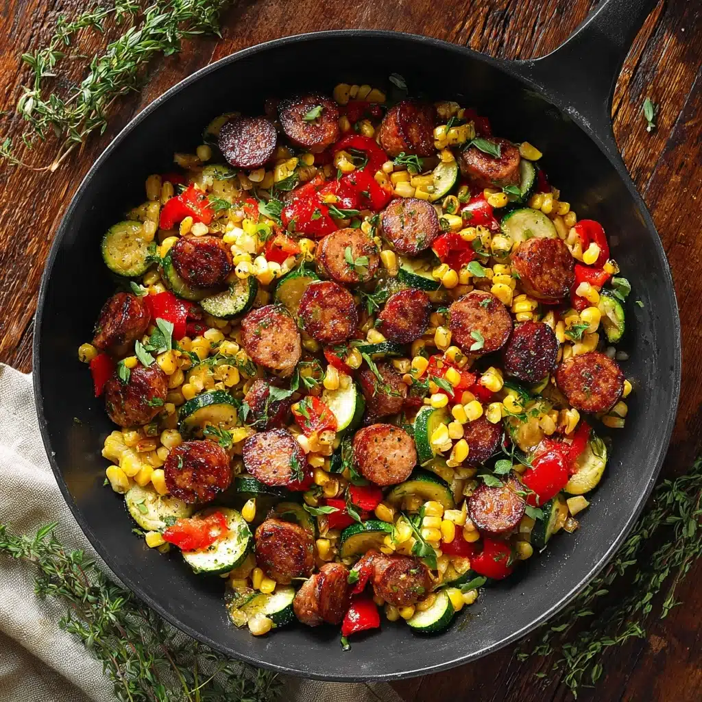 Sausage and Veggies Skillet Recipe