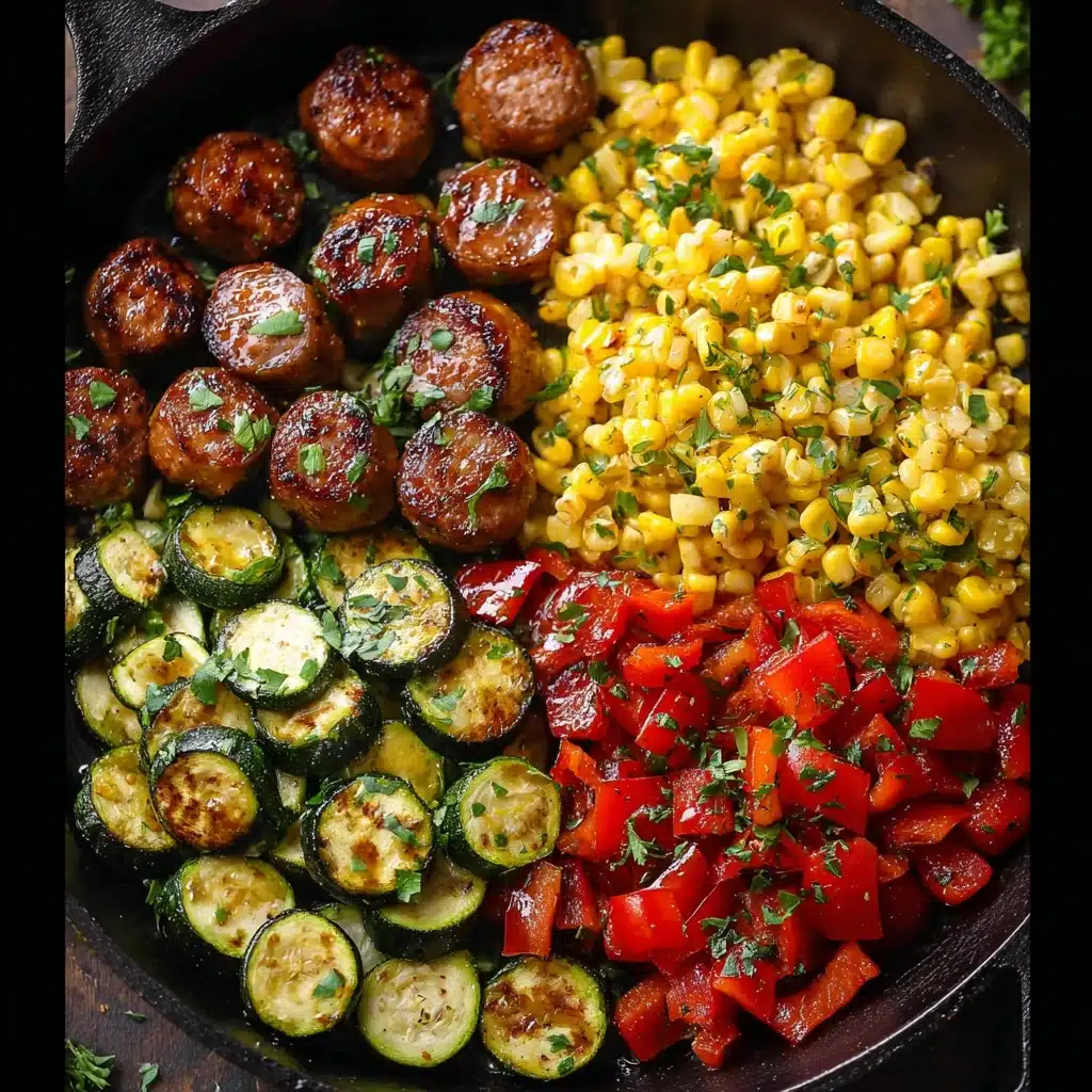 Sausage and Veggies Skillet Recipe - Recipe Image