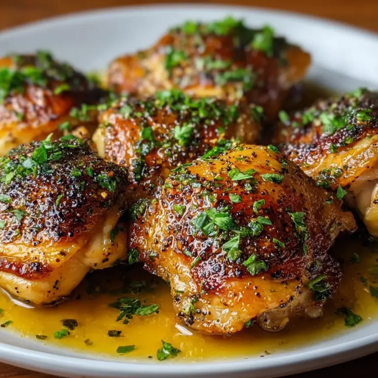 Baked Chicken Thighs Recipe