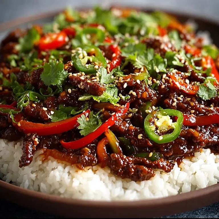 Crispy Chilli Beef Rice Recipe