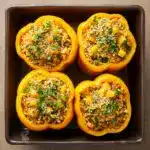 Teriyaki Pineapple Chicken & Rice Stuffed Peppers Recipe