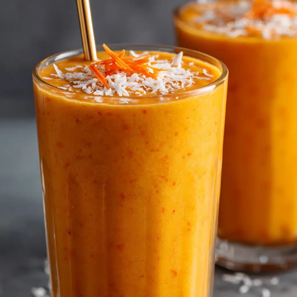 Carrot Cake Smoothie Easy Healthy Recipe - Recipe Image