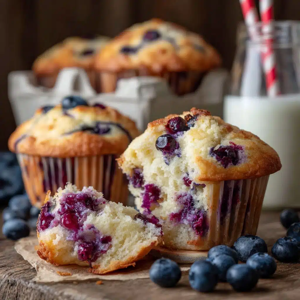The Best Blueberry Muffins Ever Recipe - Recipe Image