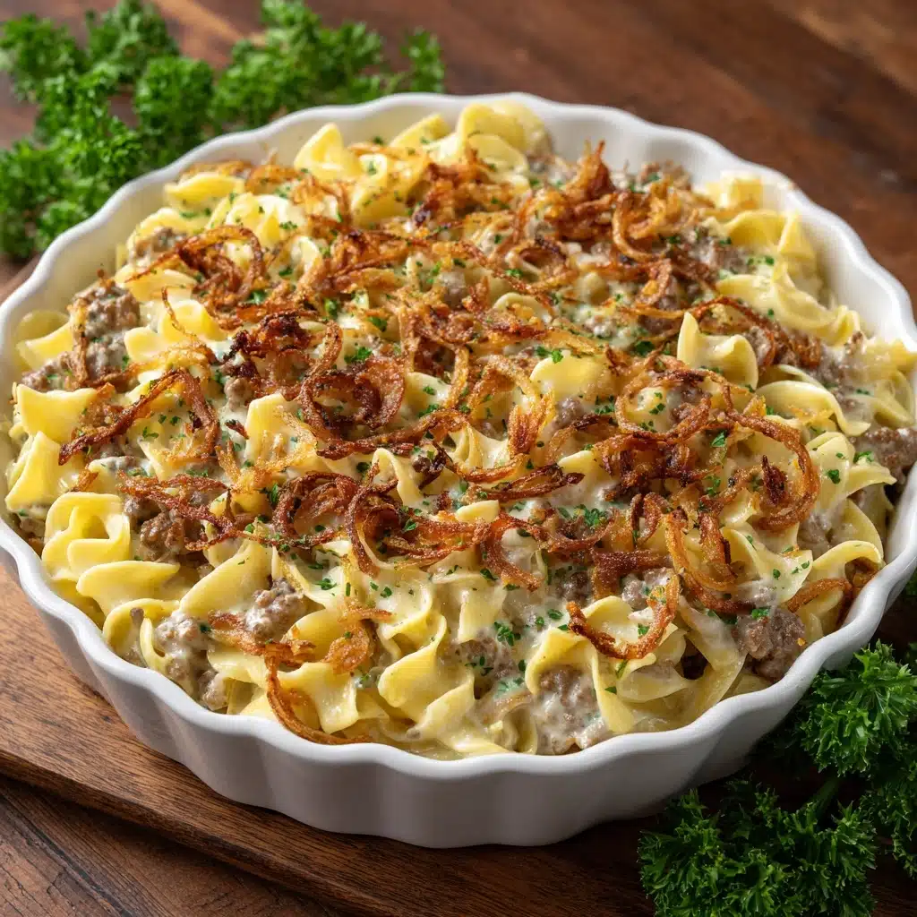 French Onion Beef Casserole Recipe - Recipe Image