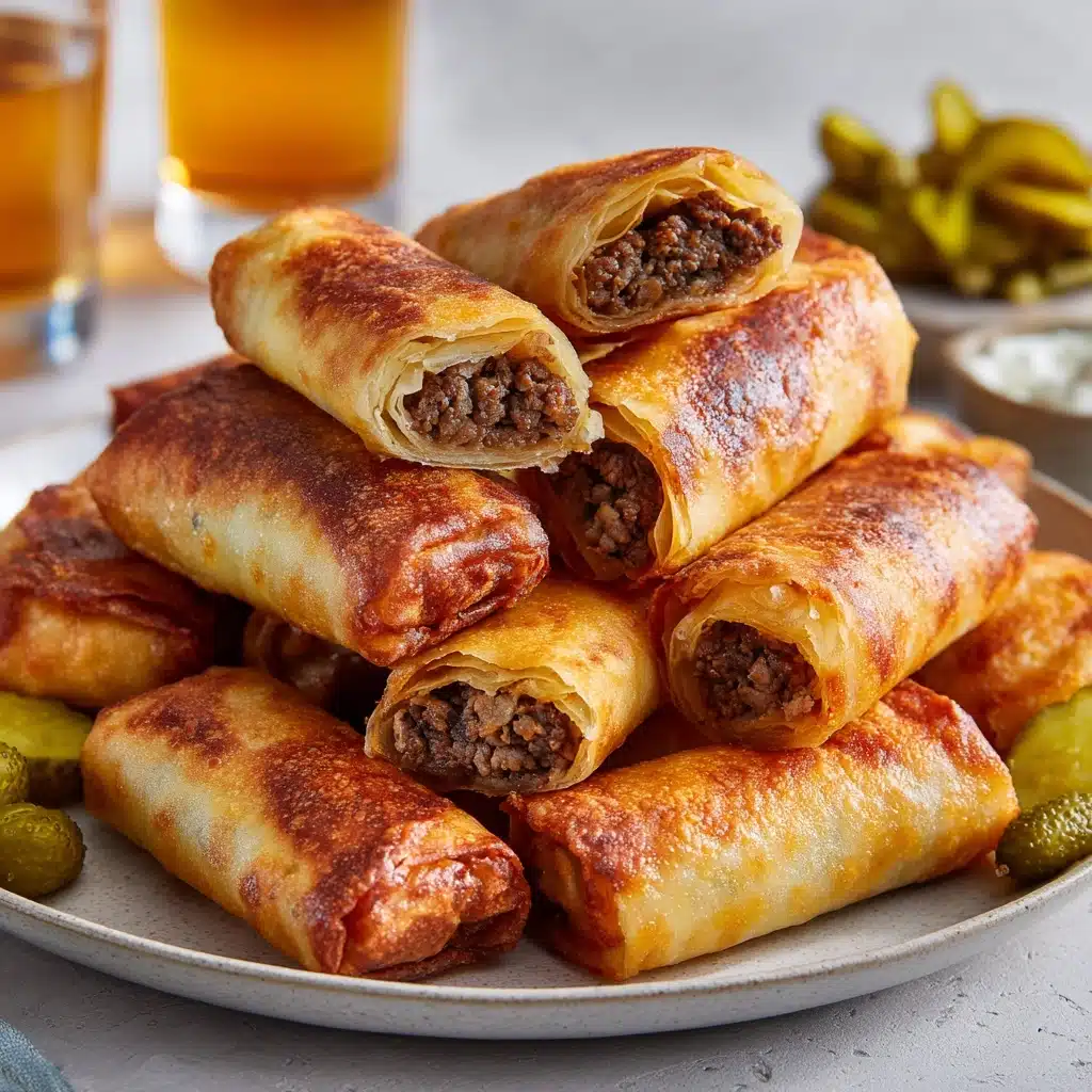 Cheeseburger Eggrolls Recipe - Recipe Image