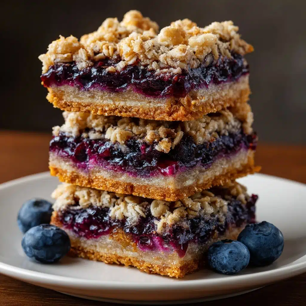Blueberry Oatmeal Breakfast Bars Recipe