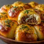 Garlic Parmesan Cheeseburger Bombs Recipe