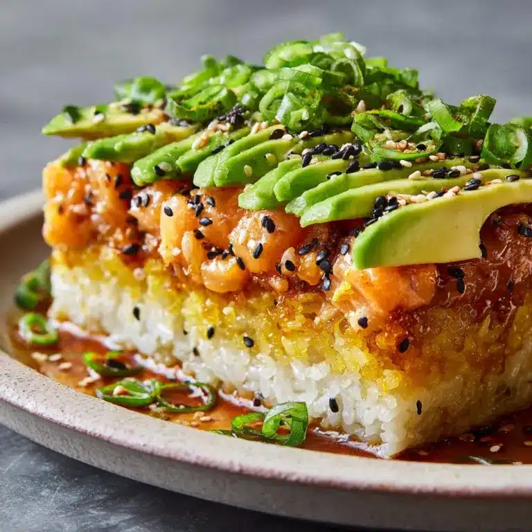 Salmon Crispy Rice Recipe