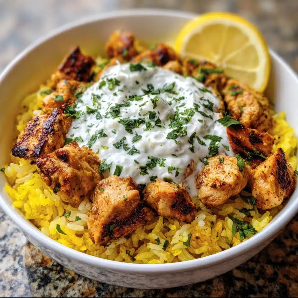 Easy Chicken Tzatziki Rice Bake Recipe - Recipe Image