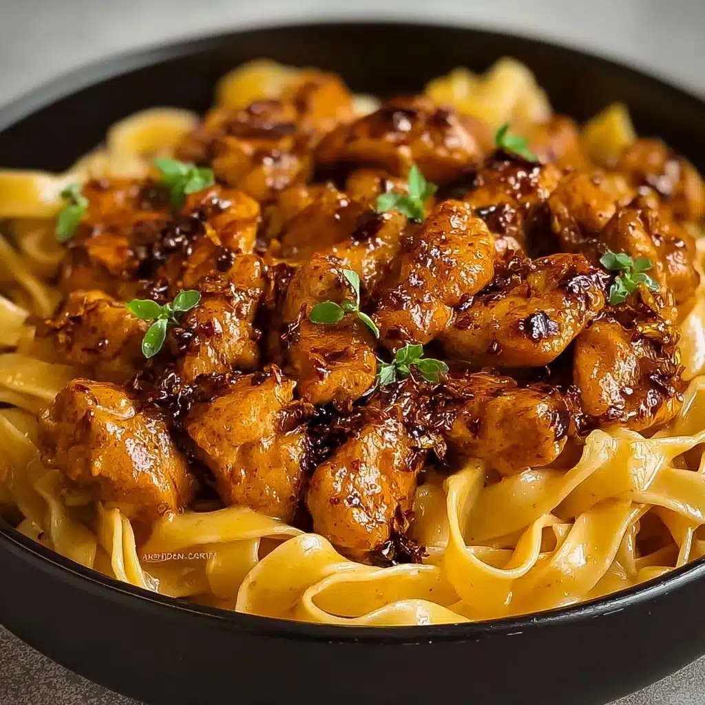 Spicy Cajun Honey Butter Chicken & Pasta Recipe