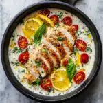 Crockpot Creamy Garlic Parmesan Chicken Recipe