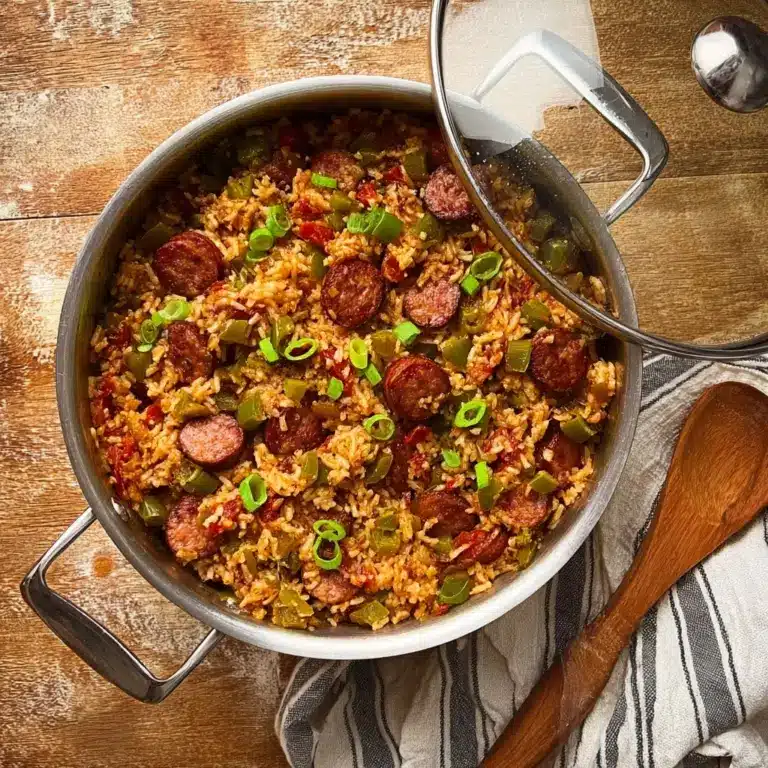 Cajun Sausage and Rice Skillet Recipe