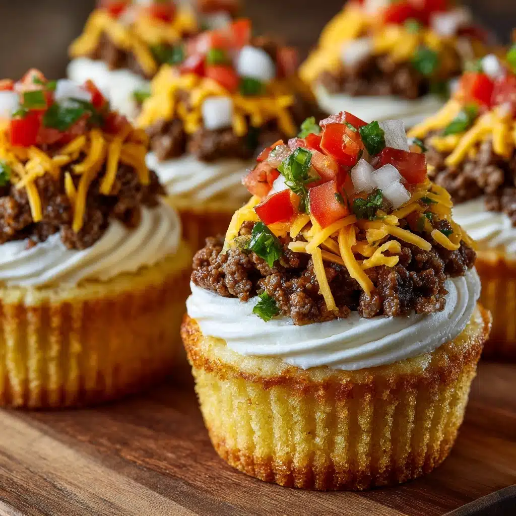 Taco Cupcakes Delight: A Flavorful Appetizer Recipe - Recipe Image