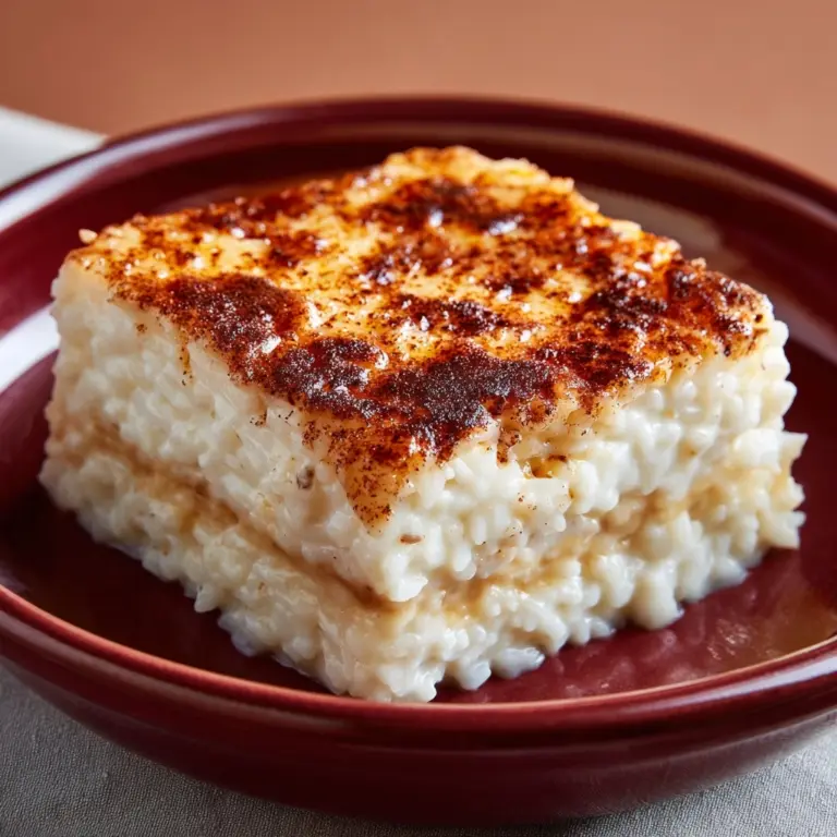 Old-fashioned rice pudding Recipe