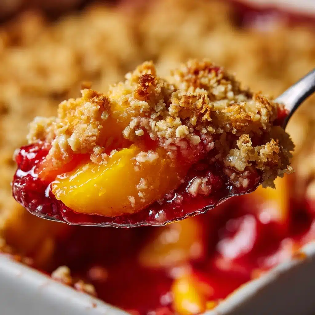 Strawberry Peach Crisp Dessert Recipe - Recipe Image