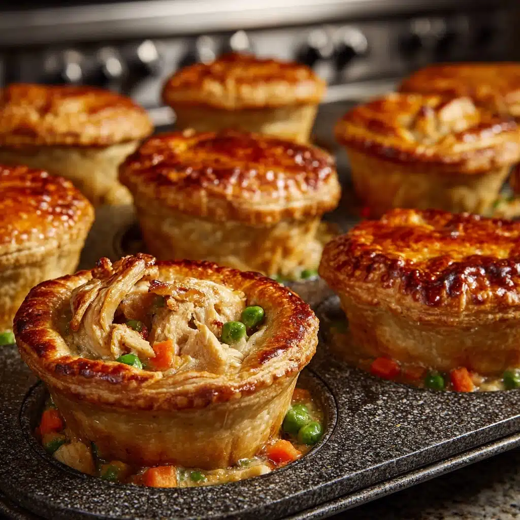 Mini chicken pot pies Recipe