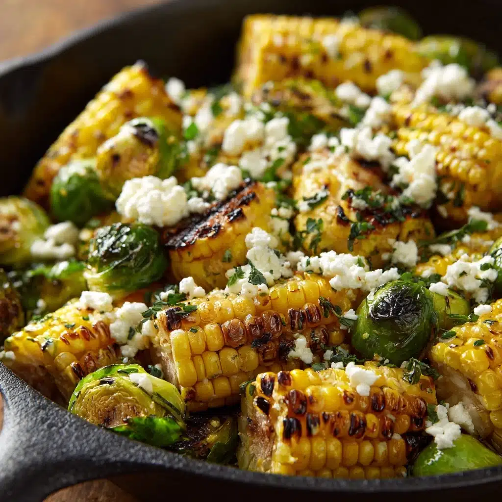 Top with Crema: Once the Brussels sprouts are roasted, drizzle the crema generously over the sprouts Recipe - Recipe Image