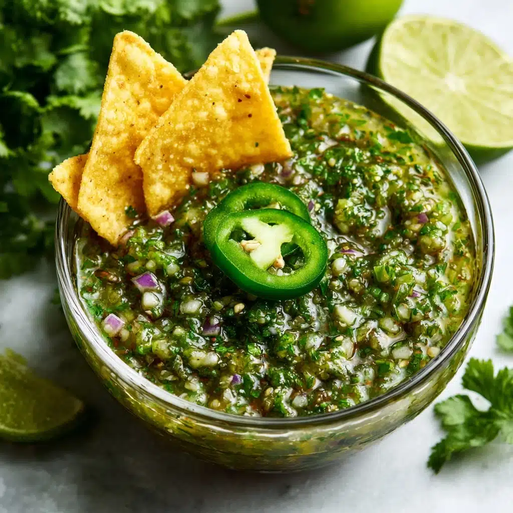 Cilantro-Lime Jalapeño Salsa Recipe