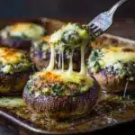 Spinach and Cheese Stuffed Portobello Mushroom Recipe