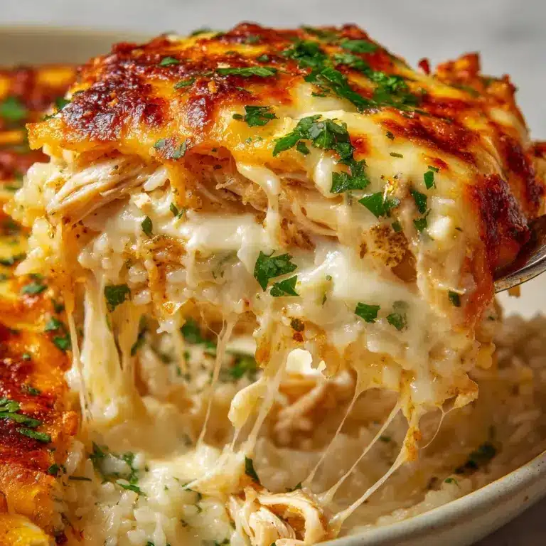 Healthy Chicken Cauliflower Rice Casserole Recipe