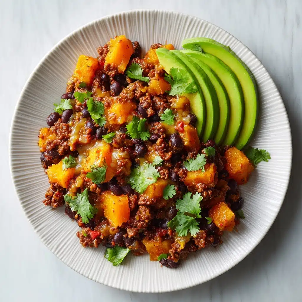 Southwestern Ground Beef Sweet Potato Skillet Recipe - Recipe Image