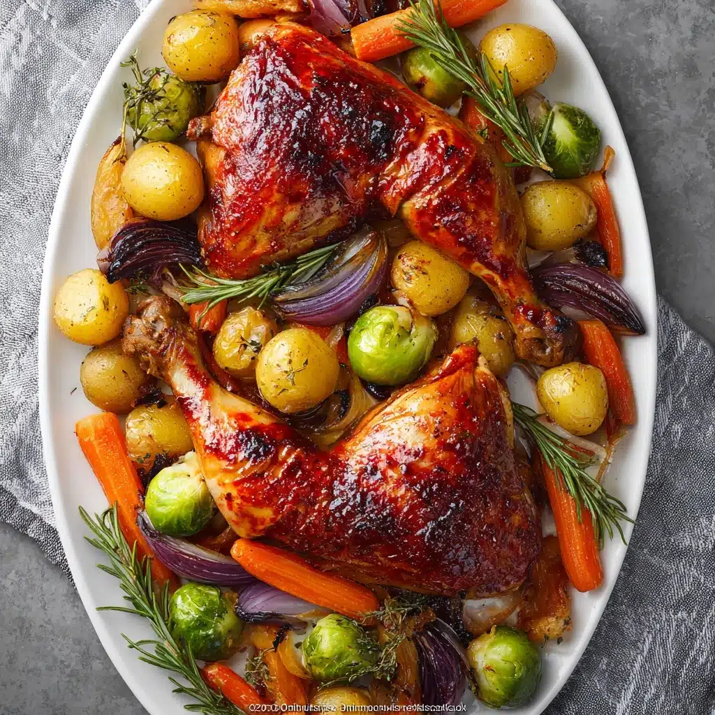 Balsamic Glazed Chicken and Veggies Recipe - Recipe Image