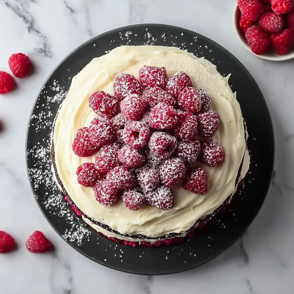 White Chocolate Raspberry Dream Cake Recipe - Recipe Image
