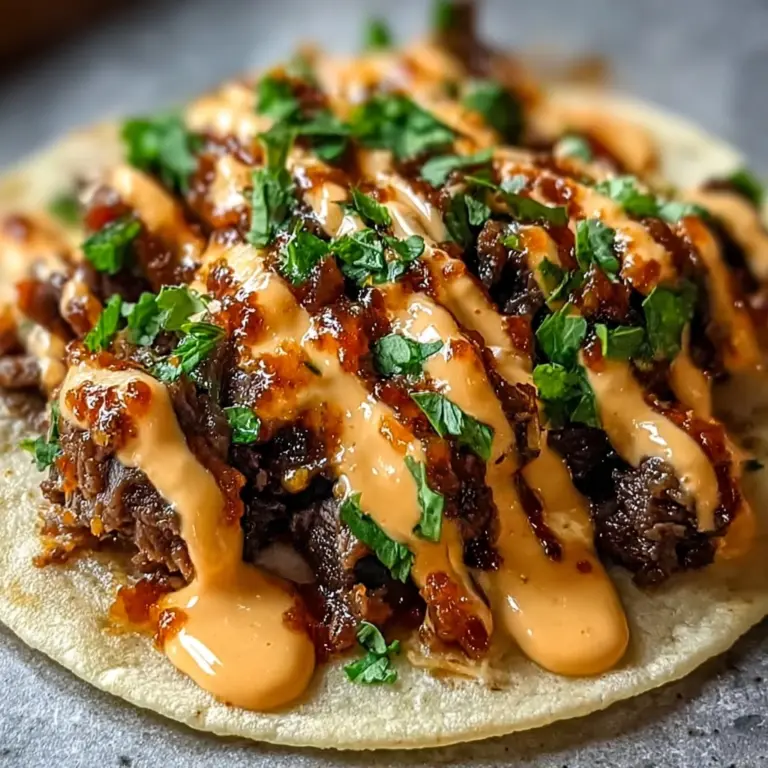 Garlic Butter Honey BBQ Tacos Recipe