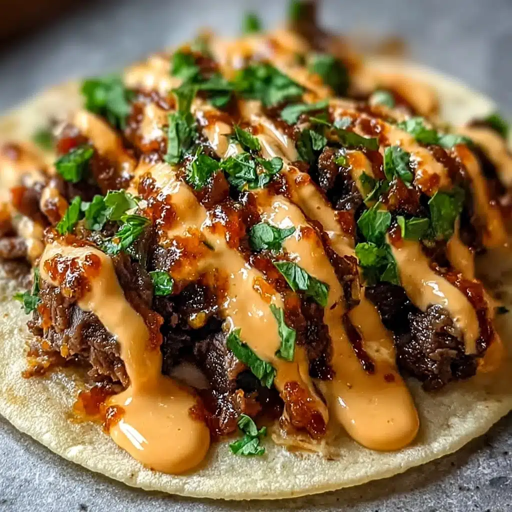 Garlic Butter Honey BBQ Tacos Recipe