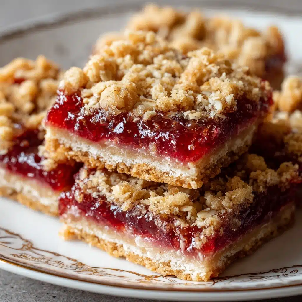Delicious Oatmeal Rhubarb Bars Recipe – Easy & Tasty Recipe - Recipe Image