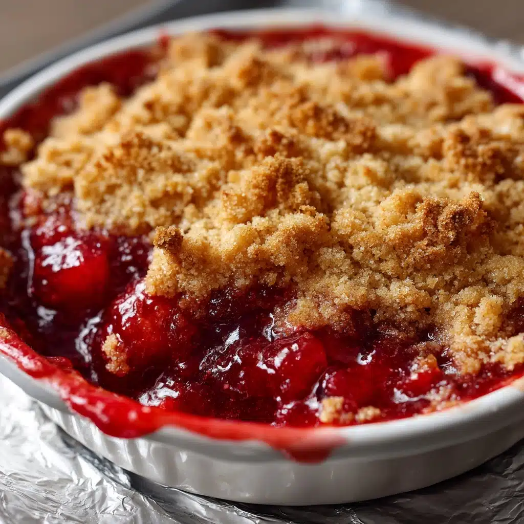 Strawberry Rhubarb Crumble Recipe - Recipe Image