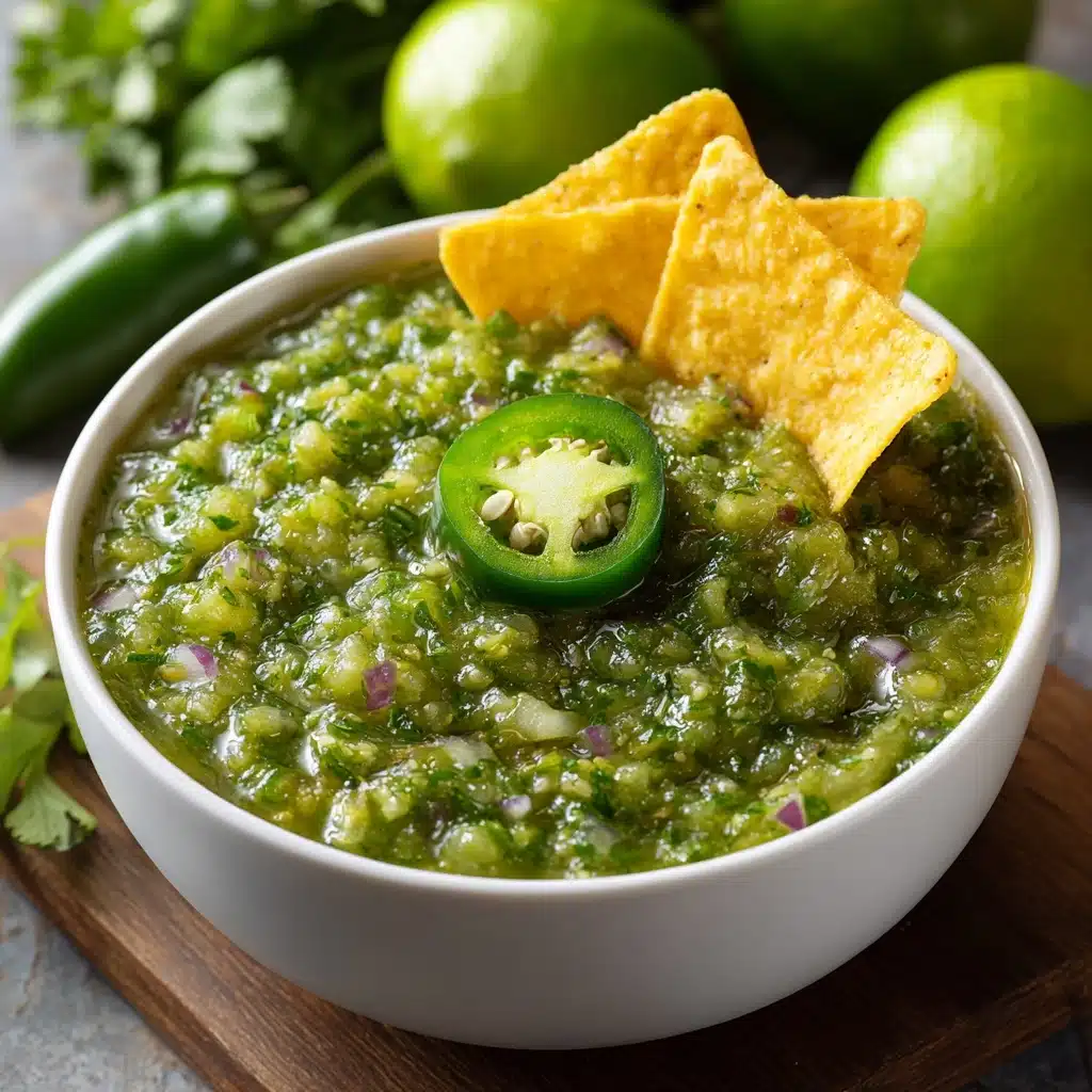 Cilantro-Lime Jalapeño Salsa Recipe - Recipe Image