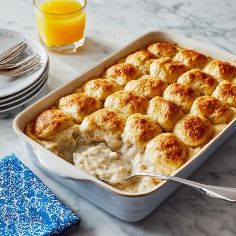 Biscuits and Gravy Casserole Recipe