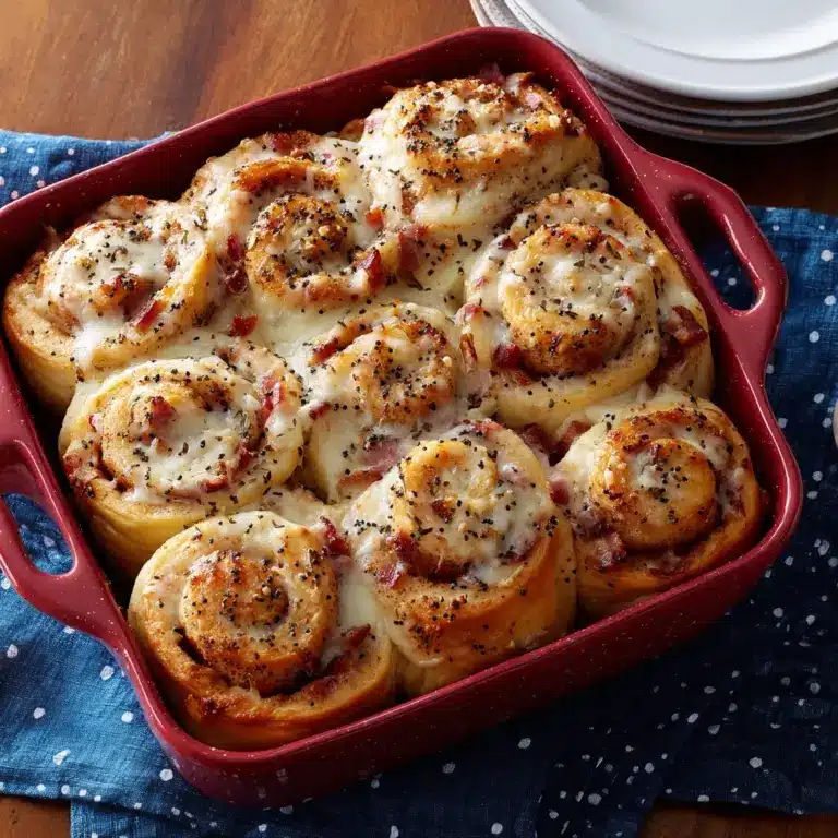Baked Ham and Cheese Rolls with Honey Mustard Sauce Recipe