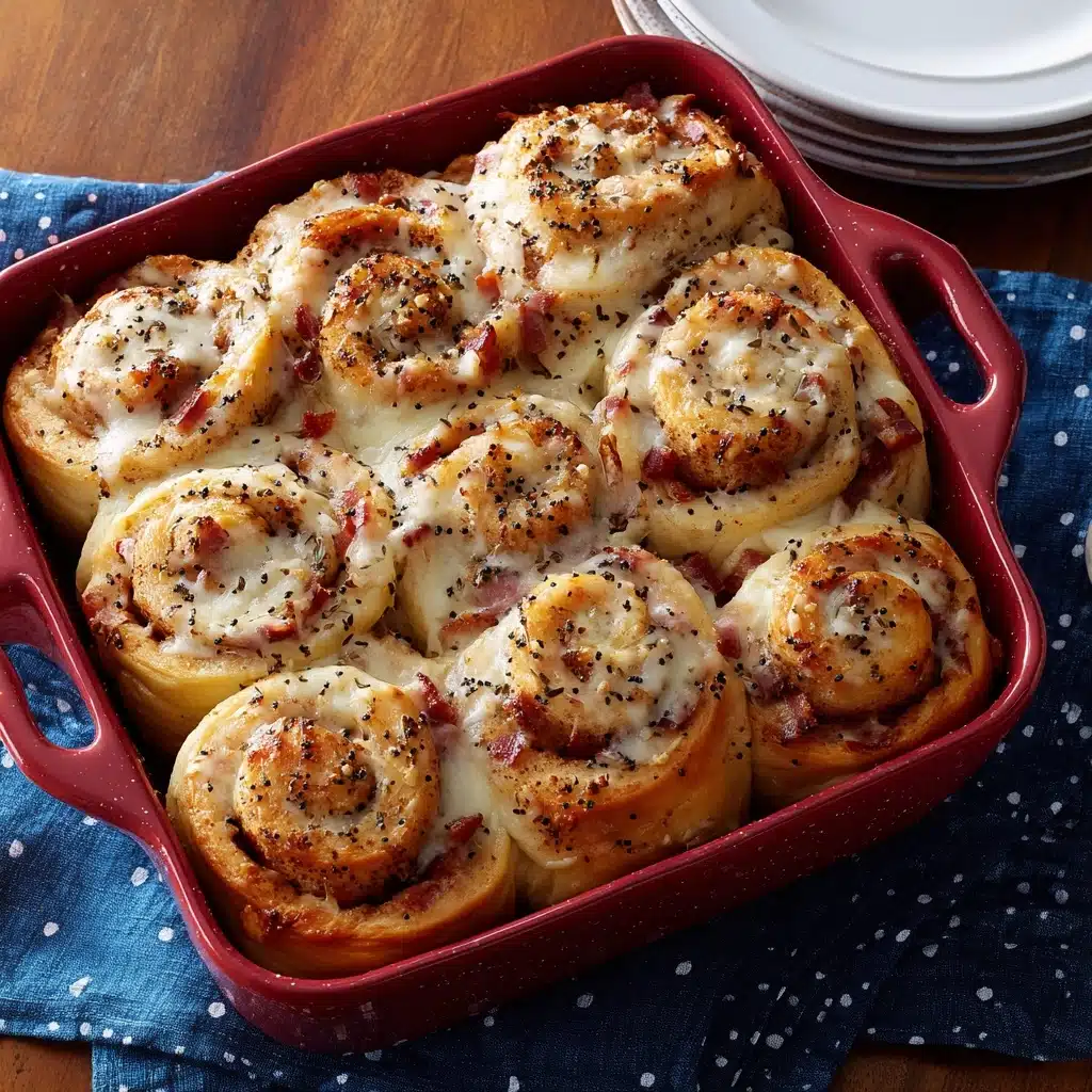 Baked Ham and Cheese Rolls with Honey Mustard Sauce Recipe