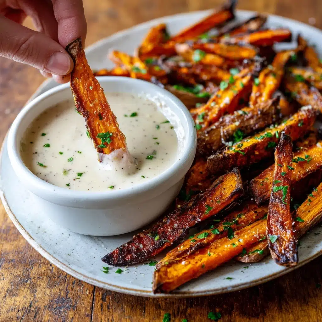 Smoky Roasted Sweet Potatoes with Chipotle Mayo Recipe - Recipe Image