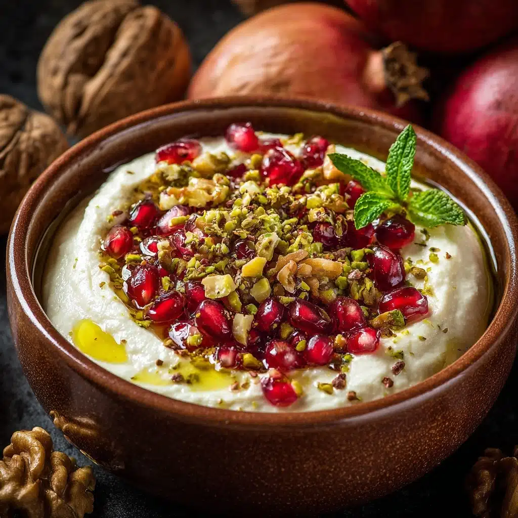 Pomegranate Pistachio Whipped Feta Recipe