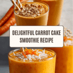 Carrot Cake Smoothie Easy Healthy Recipe