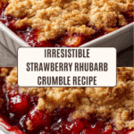 Strawberry Rhubarb Crumble Recipe
