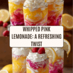Whipped Pink Lemonade Refreshing Summer Drink Recipe