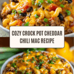 Crock Pot Cheddar Chili Mac Recipe