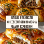 Garlic Parmesan Cheeseburger Bombs Recipe